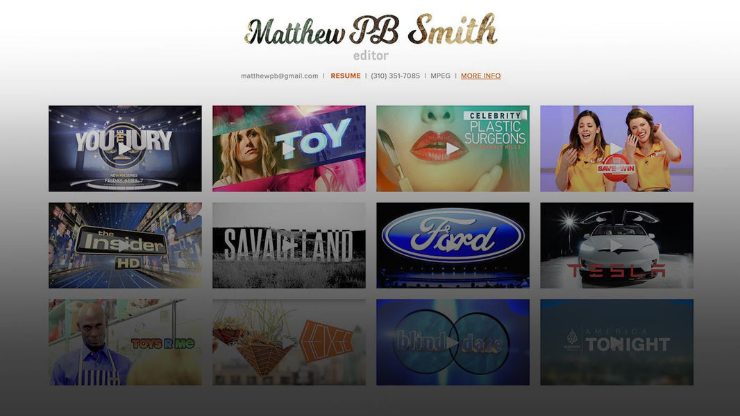 How to Create A Kick-Ass Editing Portfolio Website