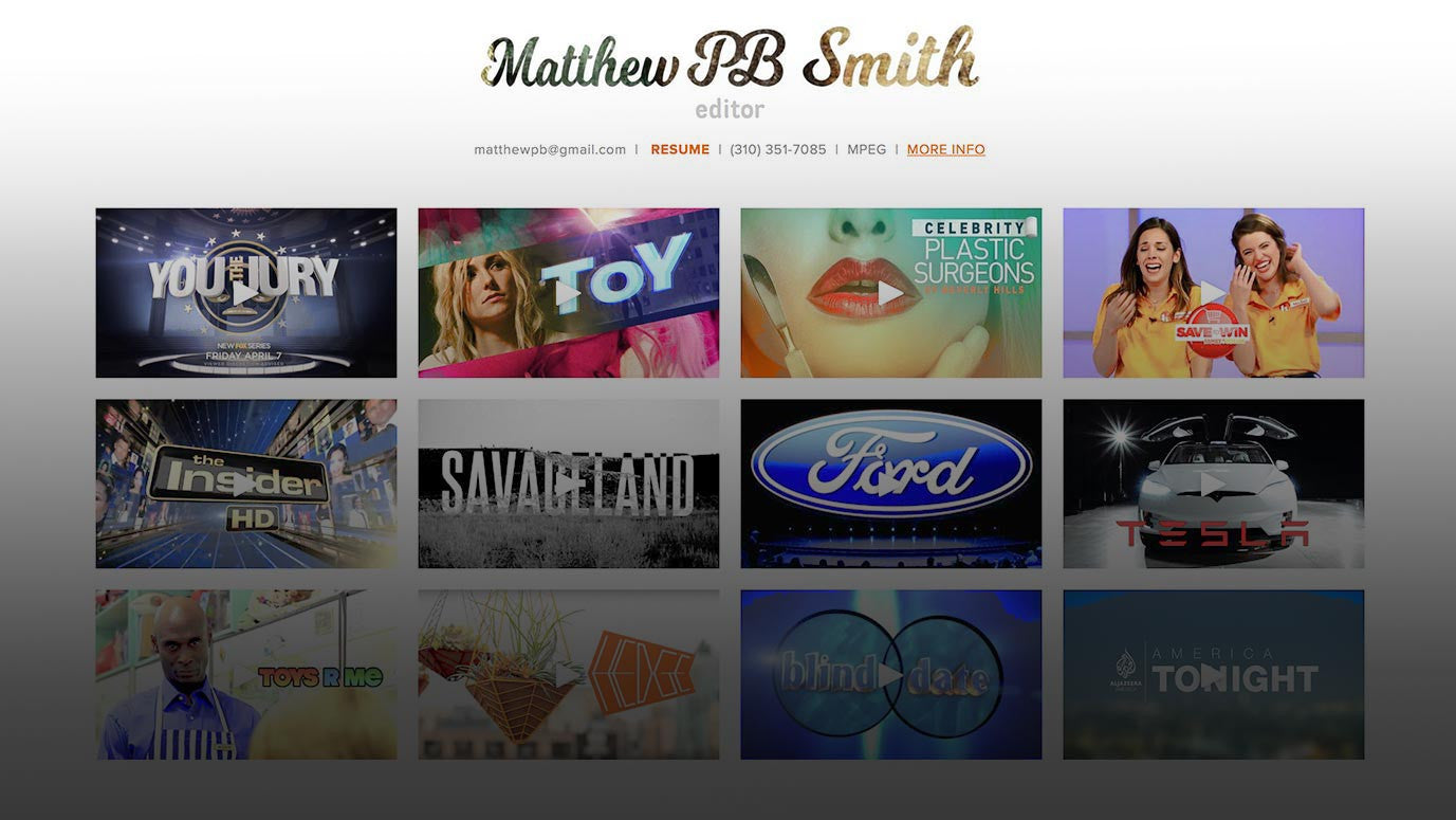 How to Create A Kick-Ass Editing Portfolio Website