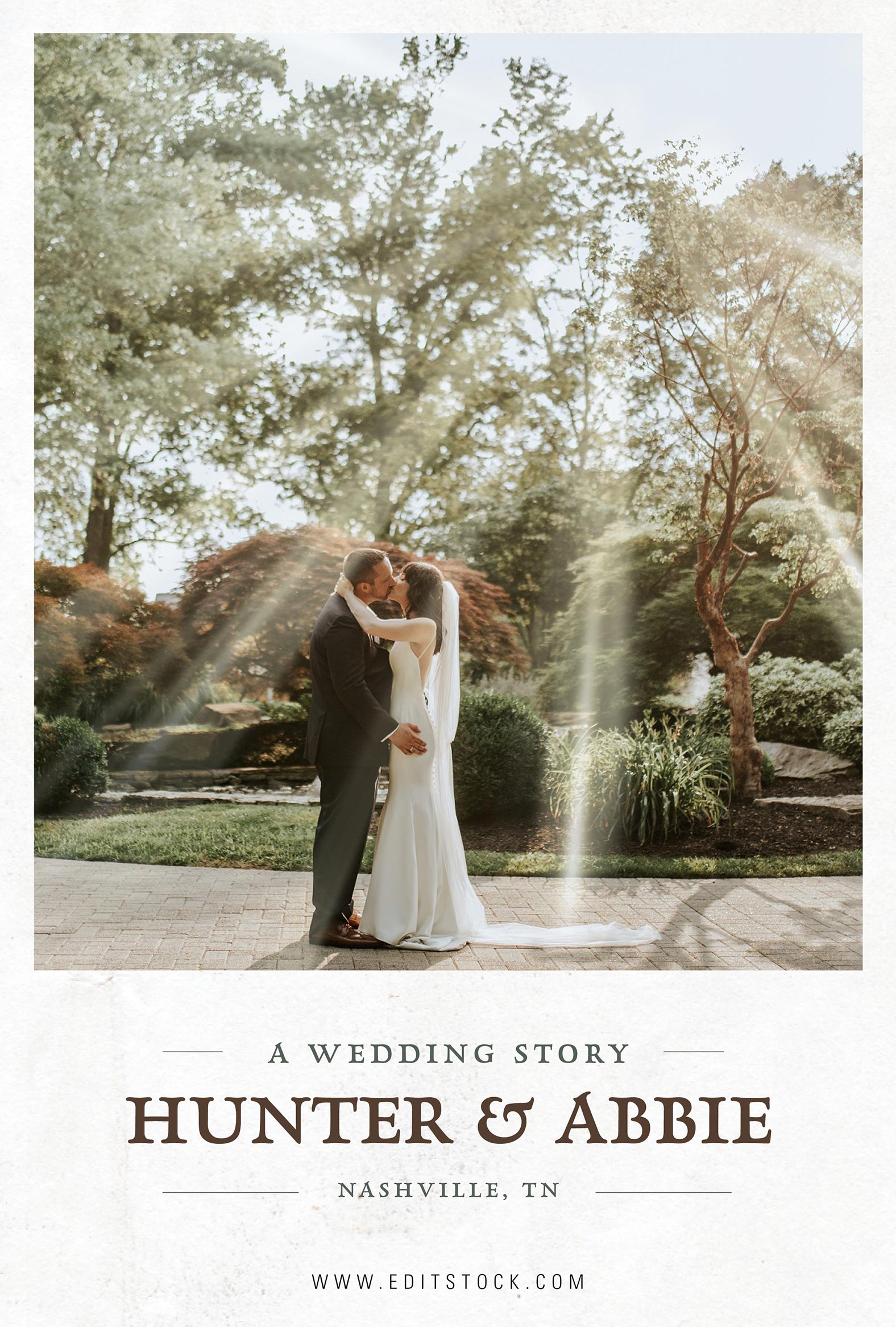Hunter and Abbie Wedding EditStock
